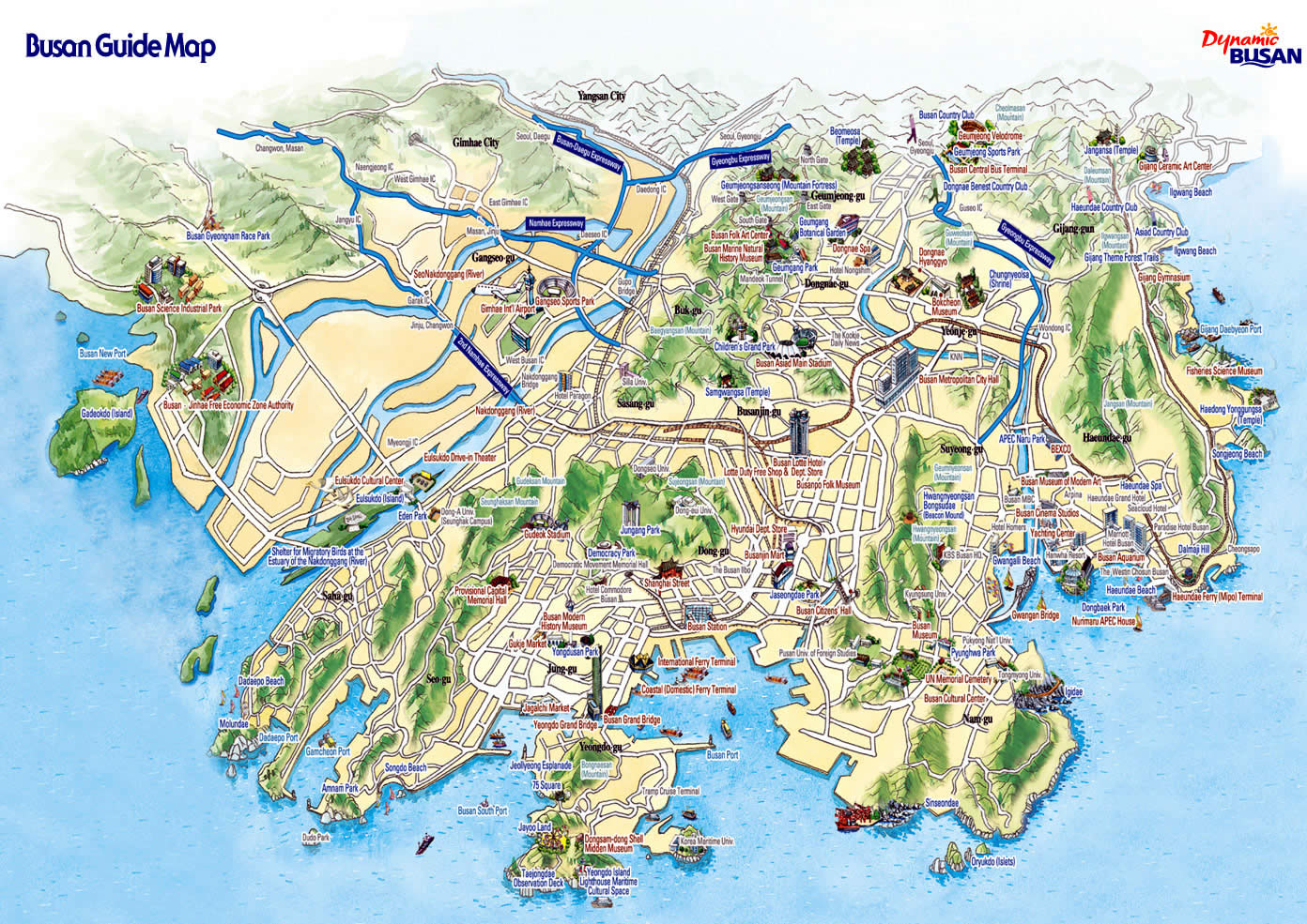 pusan guide carte